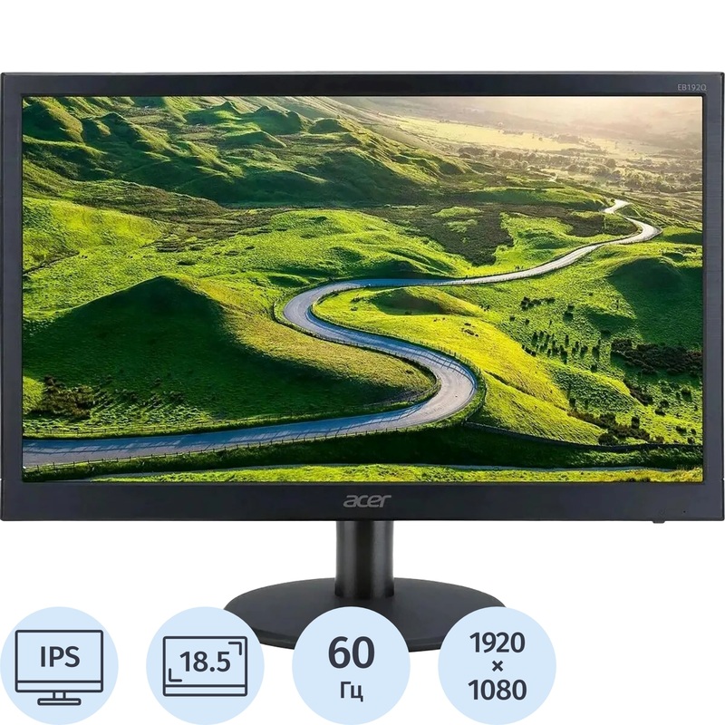 Изображение товара Монитор 18.5 Acer EB192QBbi чёрный (UM.XE2CD.B01)