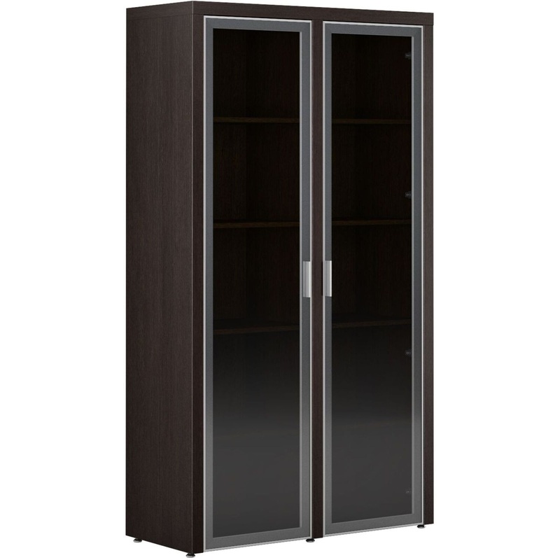 Изображение товара Шкаф для документов Triumf TRF302.G со стеклом венге цаво 1150х485х2077 мм