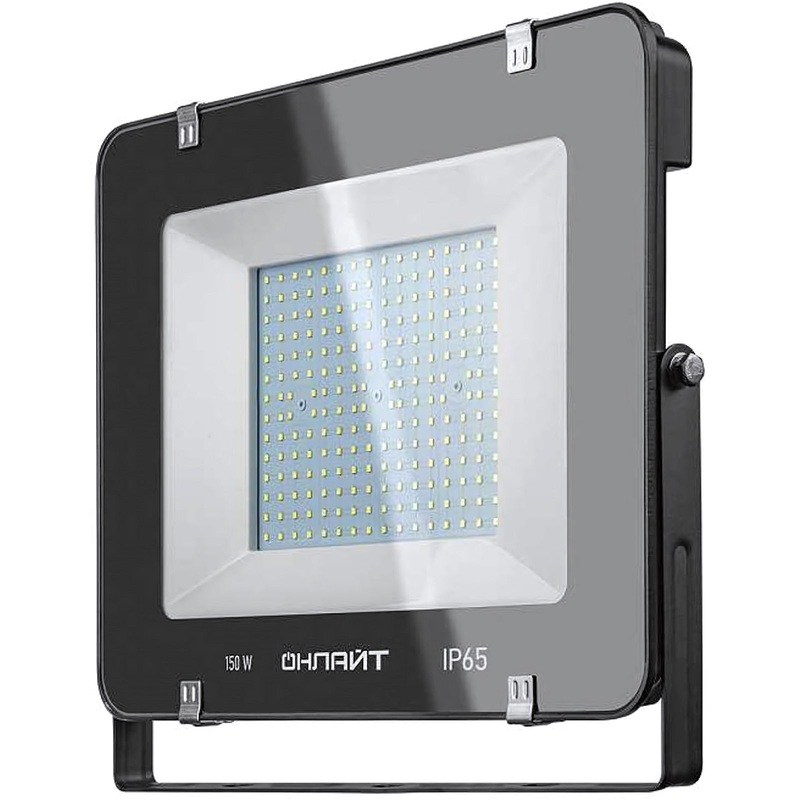 Изображение товара Прожектор светодиодный уличный Онлайт OFL-150-6.5K-BL-IP65-LED 150Вт 6500К 13500Лм IP65 (14344)