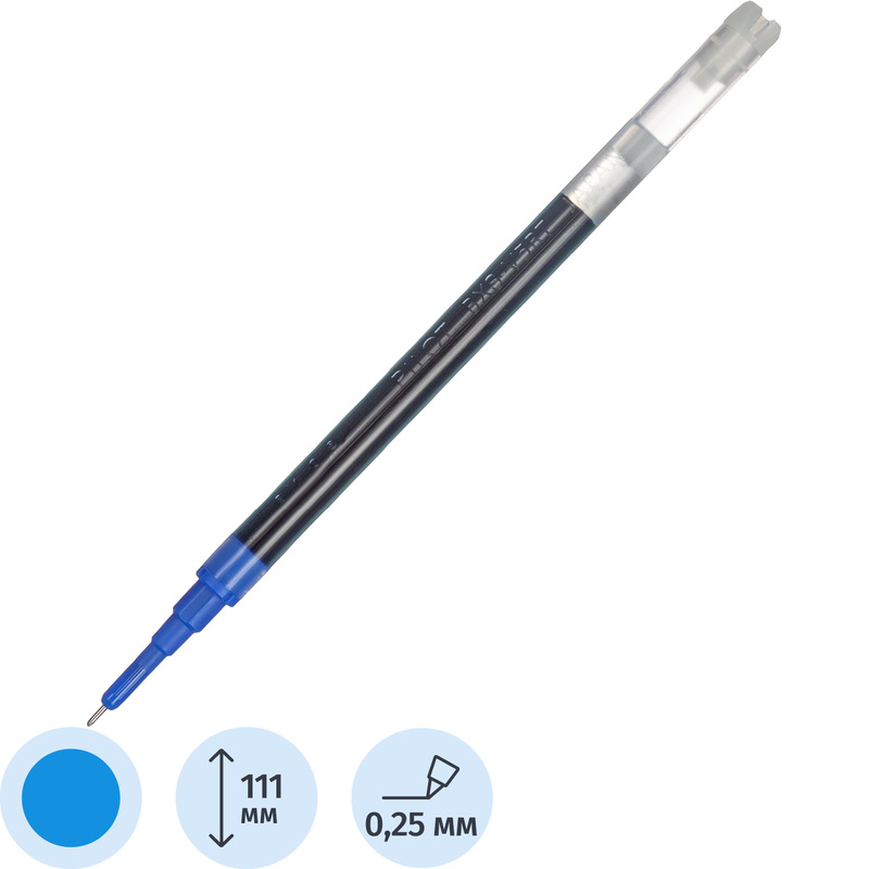 Изображение товара Стержень для роллера Pilot BXS-V5RT синий 111 мм толщина линии 0.25 мм