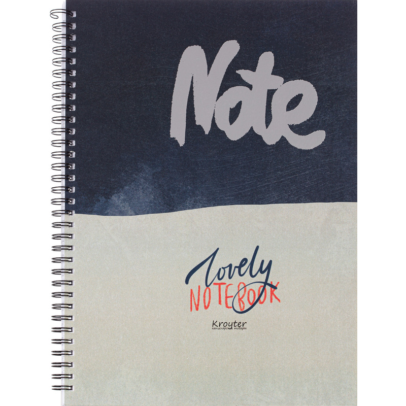 Изображение товара Бизнес-тетрадь Kroyter А4 80 листов с спиральным креплением