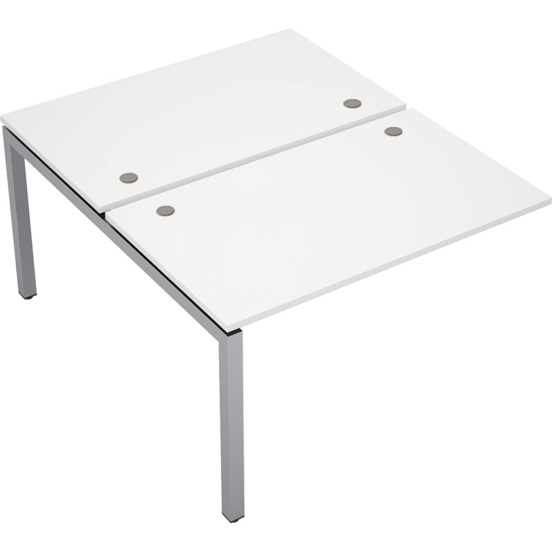 Изображение товара Рабочая станция Avance 6МБК.5278 двухместная белая с алюминиевым покрытием