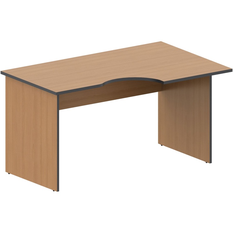 Изображение товара Эргономичный стол Агат АО-33R правая ольха 1400х900х750 мм