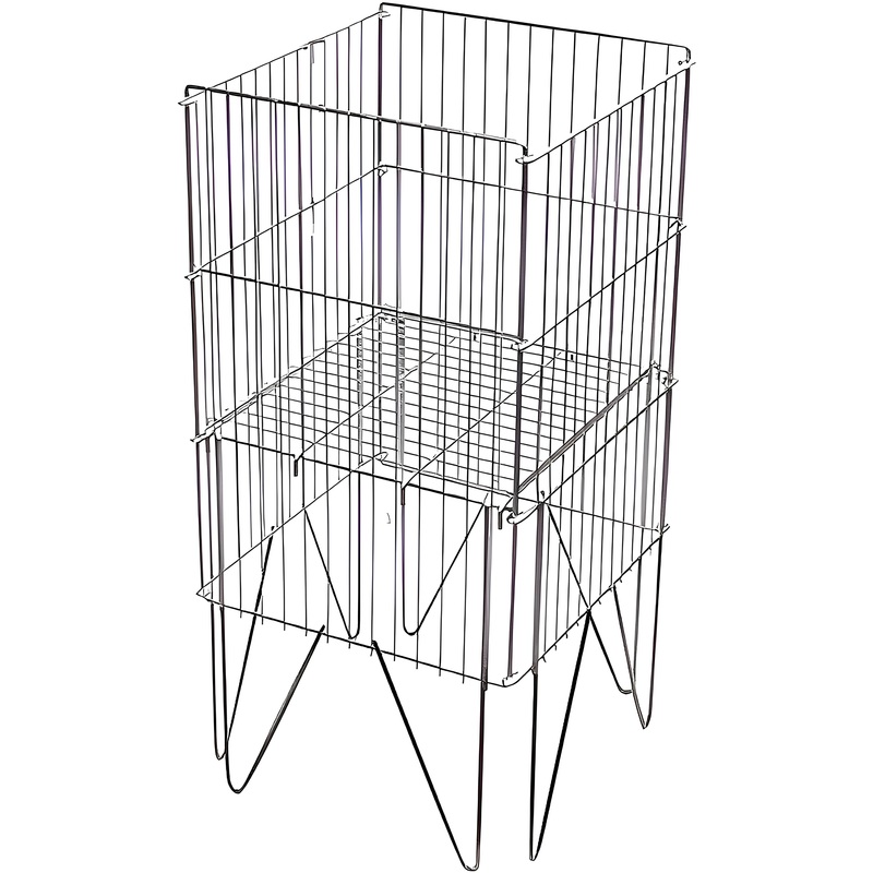 Изображение товара Накопитель для торгового зала легкий металлический регулируемая высота