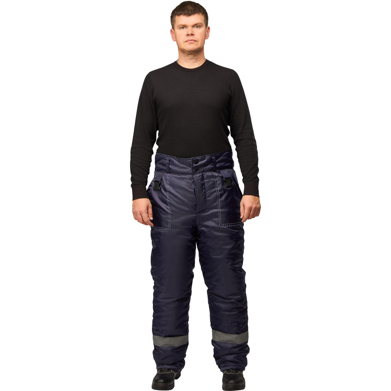 Изображение товара Зимние рабочие брюки из оксфорда с утеплителем и светоотражающими элементами