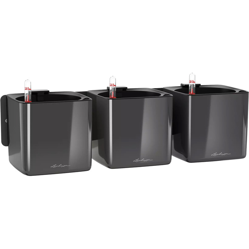 Изображение товара Набор кашпо для рассады 3 штуки Lechuza Green Wall Home Kit Glossy (1.4 л) (13524)