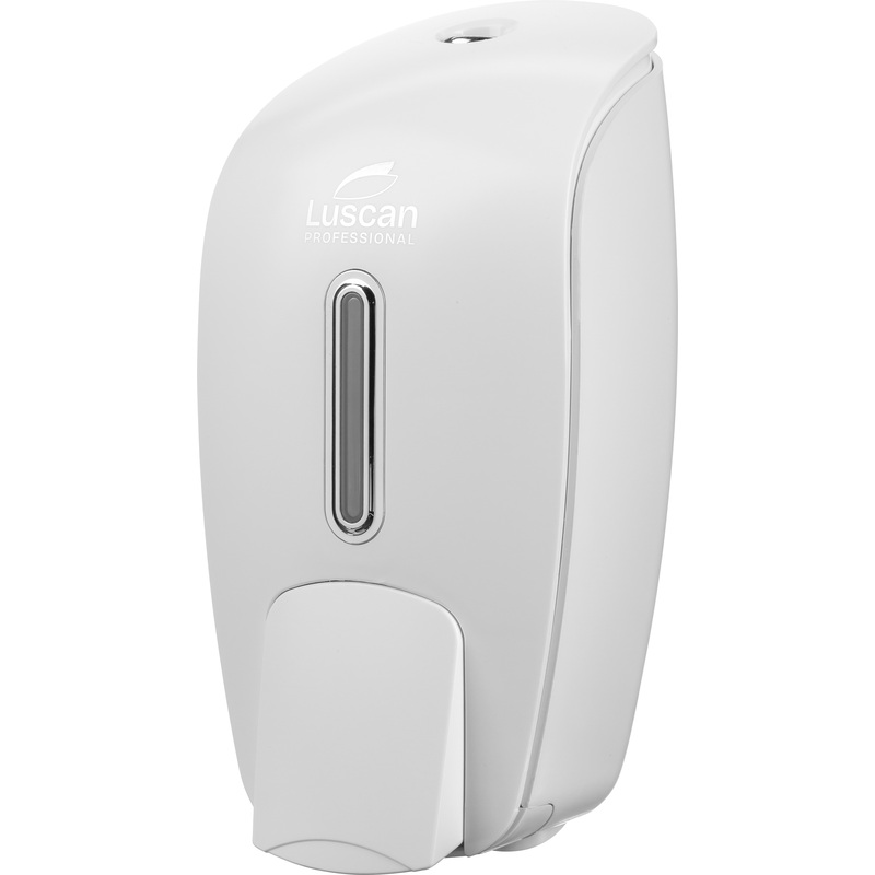 Изображение товара Дозатор для жидкого мыла Luscan Professional Etalon механический белый 0.8 л