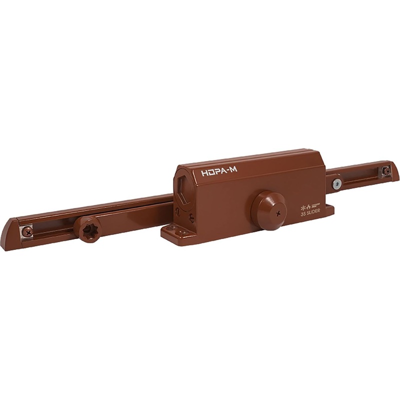 Изображение товара Доводчик дверной Нора-М SL №3S до 70 кг коричневый