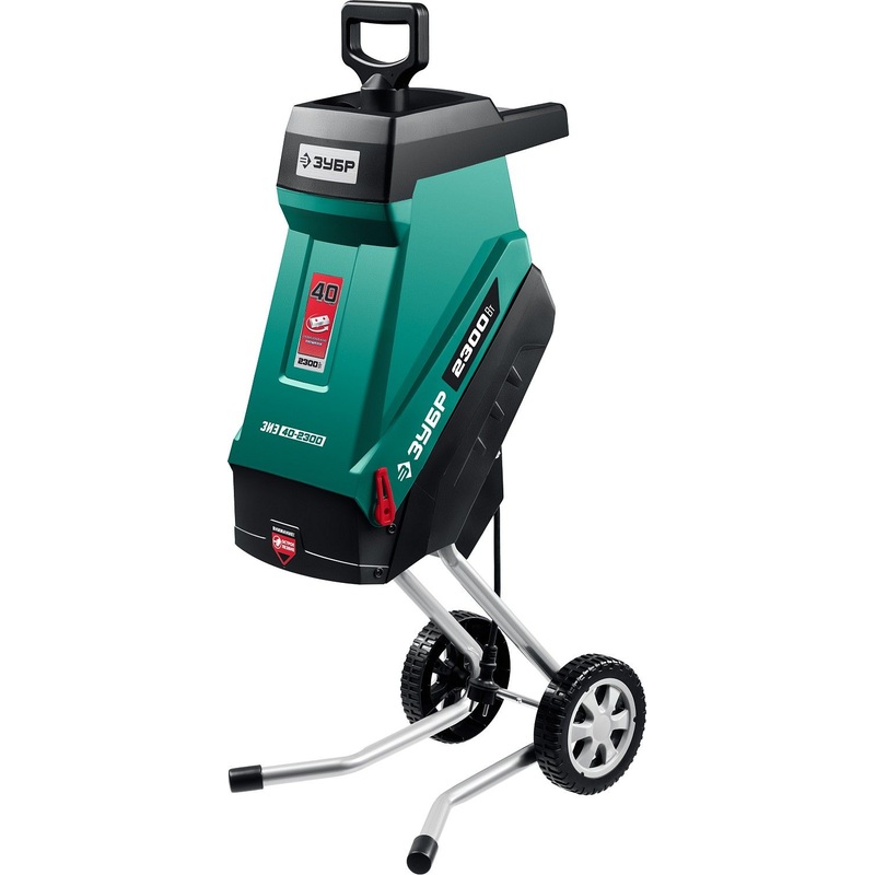 Изображение товара Электрический садовый измельчитель Зубр ЗИЭ-40-2300 для веток и кустов