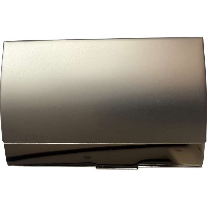 Изображение товара Визитница карманная металл на 20 визиток серебристая