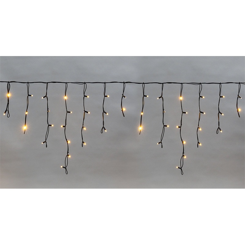 Изображение товара Гирлянда светодиодная Neon-Night Бахрома 4м тёплый белый свет 128 led IP67