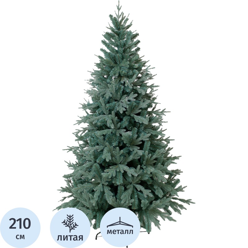 Изображение товара Ёлка искусственная новогодняя Green Trees Россо Премиум напольная 2.1 м