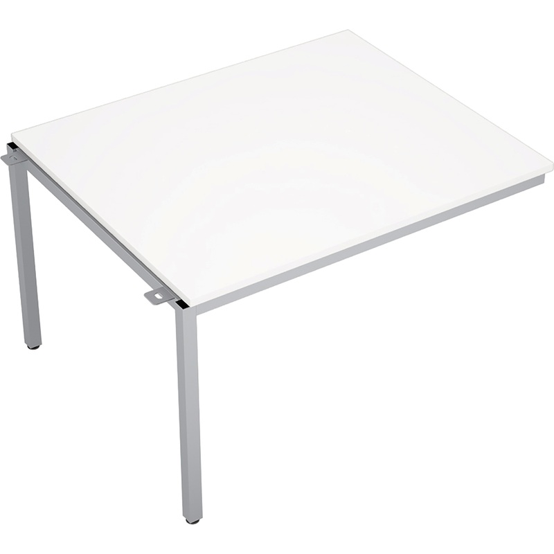 Изображение товара Стол переговорный Avance 6МПС.002 белый алюминий матовый 1200х1000х750 мм