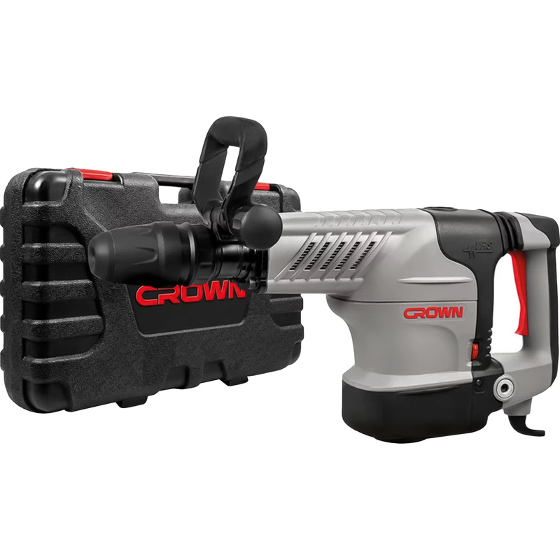 Изображение товара Отбойный молоток Crown CT18123VBMC мощный с регулировкой ударов и кейсом