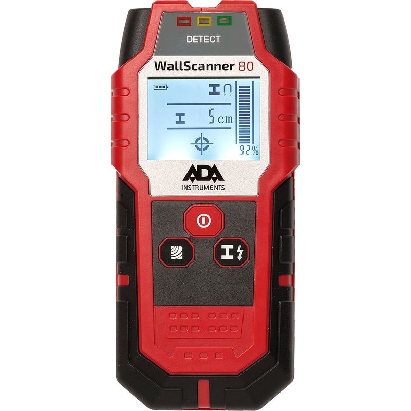 Изображение товара Детектор проводки ADA Wall Scanner 80 - бесконтактное обнаружение металла и проводки