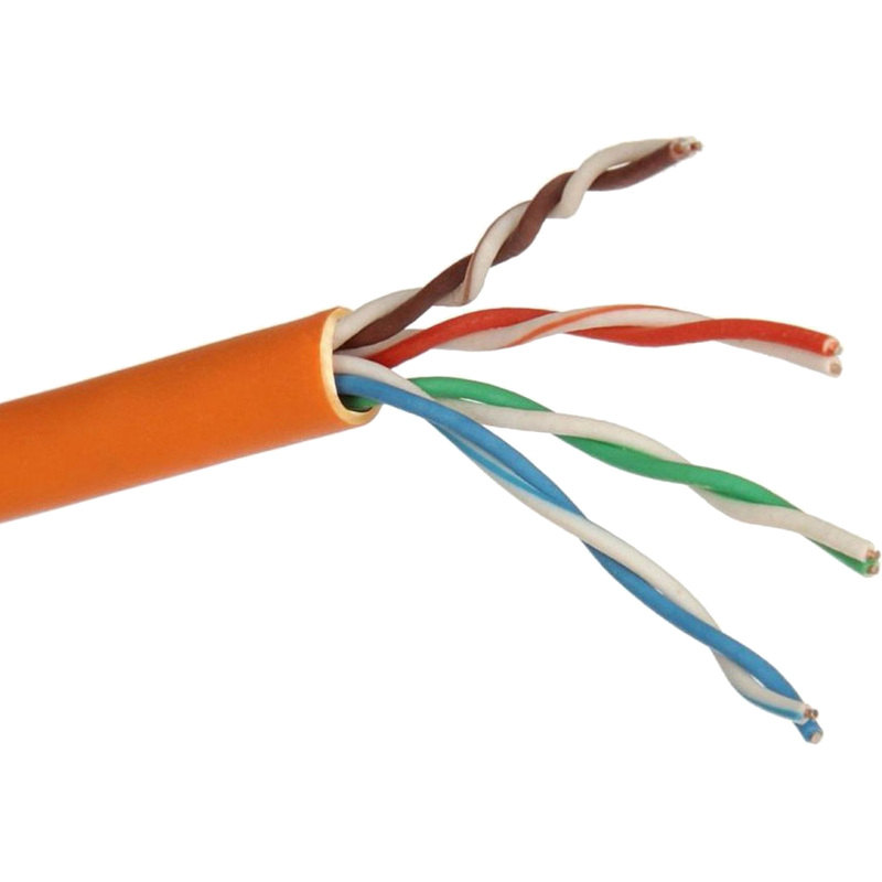 Изображение товара Кабель витая пара ExeGate UTP4-C5e-CU-S24-IN-LSZH-OR-305-FLUKE cat 5e 305 м (EX281820RUS)