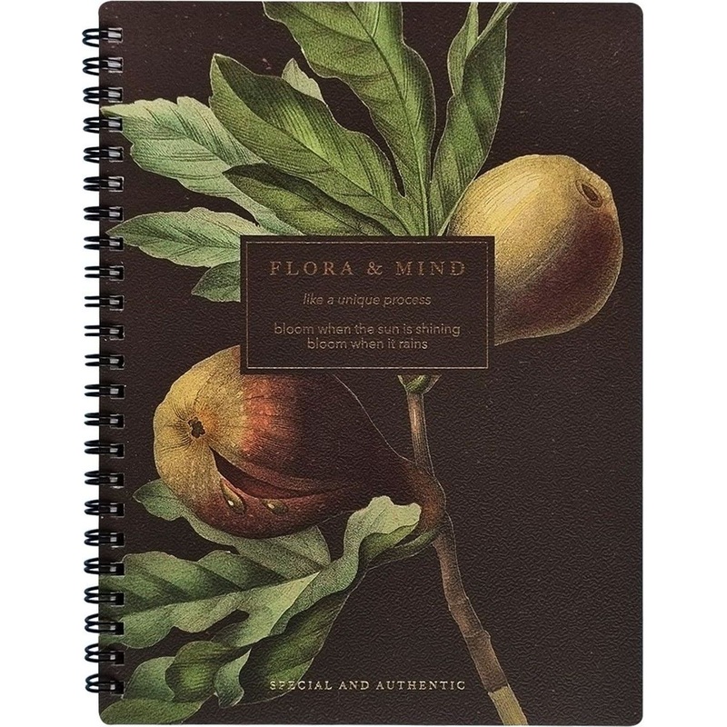 Изображение товара Бизнес-тетрадь Be Smart Flora А5 80 листов разноцветная в клетку на спирали