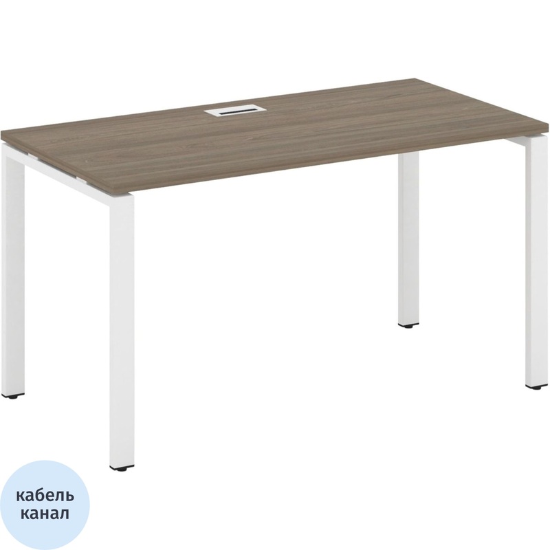 Изображение товара Стол прямой SN-6P.SP-015 из ЛДСП с металлокаркасом