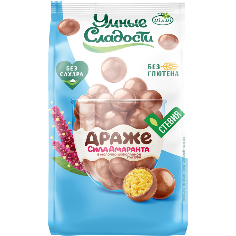 Изображение товара Драже Умные сладости в молочно-шоколадной глазури 50 г