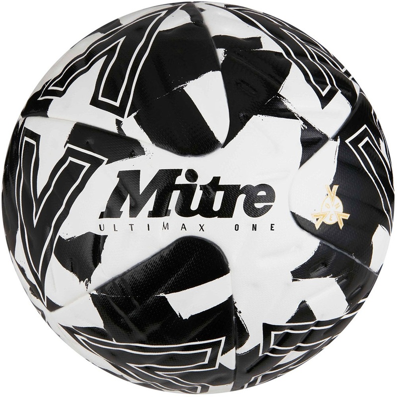 Изображение товара Футбольный мяч Mitre Ultimax One 5 белый черный профессиональный FIFA