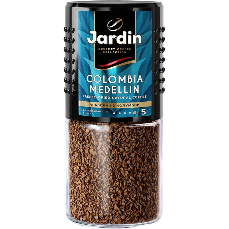 Изображение товара Кофе растворимый сублимированный Jardin Colombia Medellin 95 г стеклянная банка