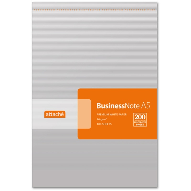 Изображение товара Блокнот Attache Микроперфорация А5 100 листов серебристый