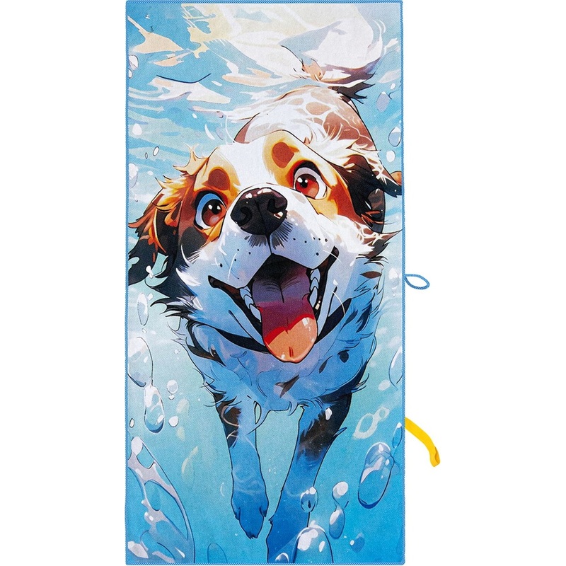 Изображение товара Полотенце из микрофибры The Dog 70х140 см разноцветное