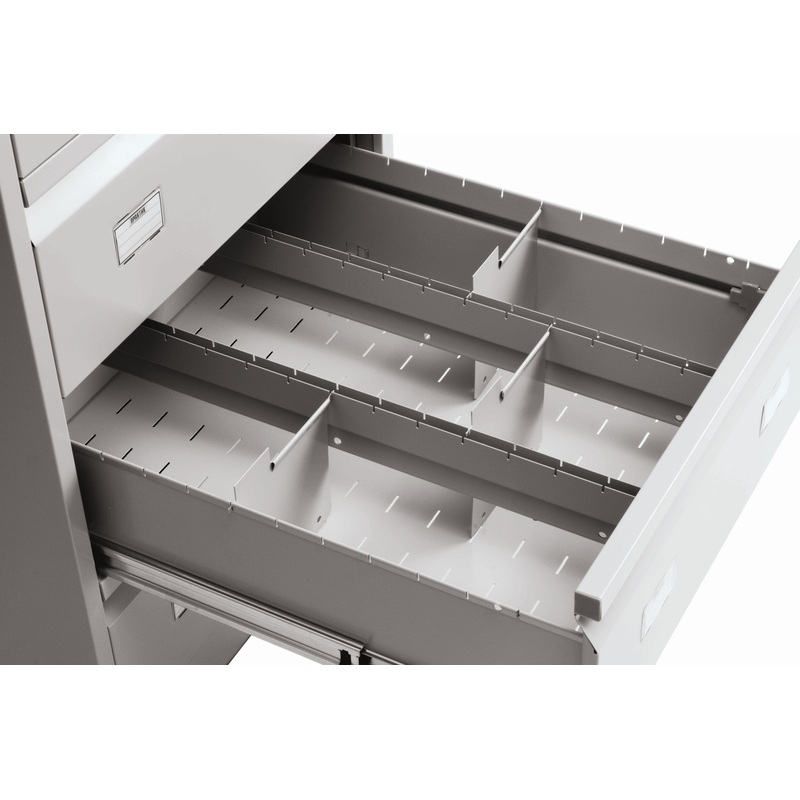 Изображение товара Разделитель поперечный Практик для картотеки AFC-06 металл 12 штук