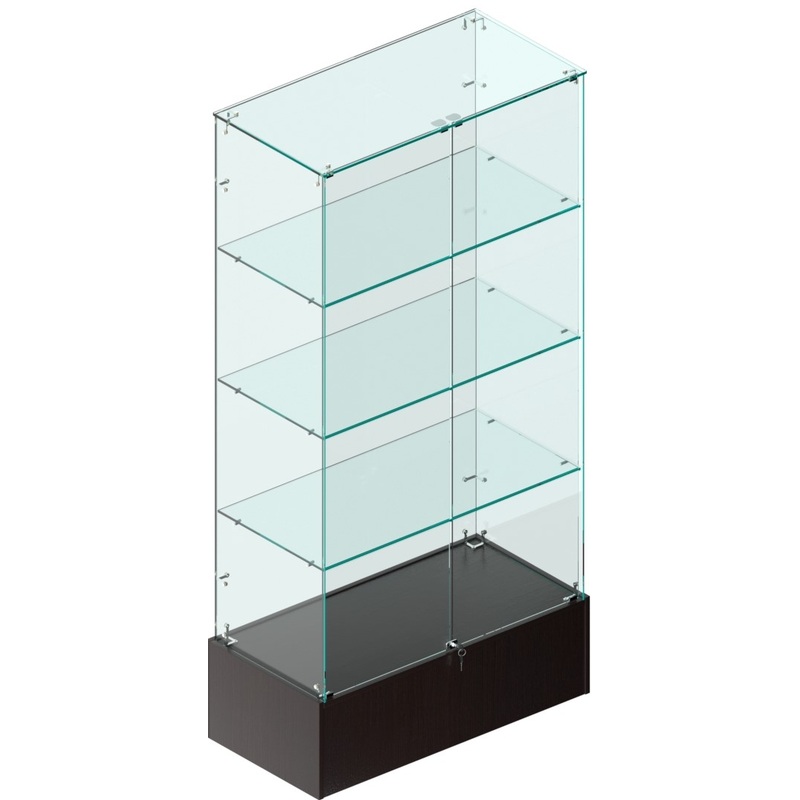 Изображение товара Витрина для товаров Истра 9 закрытая (венге/прозрачный, 900х450х1800 мм)