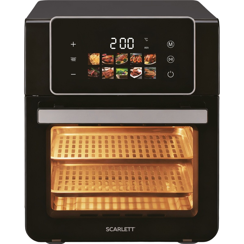 Изображение товара Аэрогриль Scarlett SC-AF15S06D с 10 программами мощностью 1600 Вт и объемом 10 л