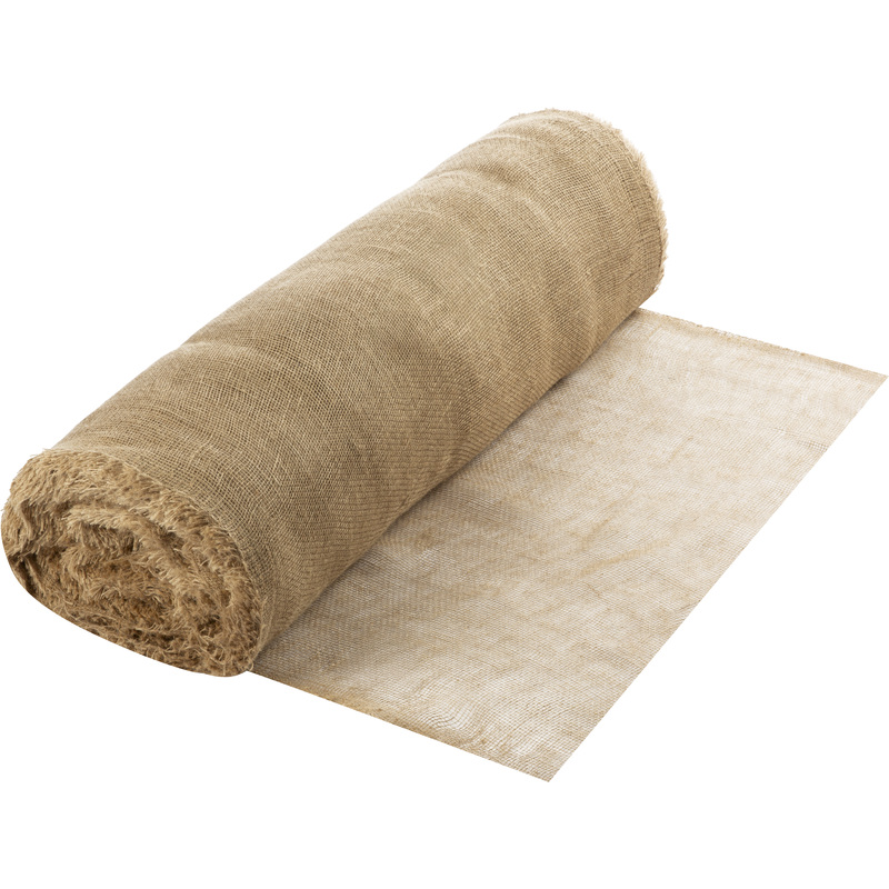 Изображение товара Полотно техническое мешковина 110 см x 100 м из натурального джута