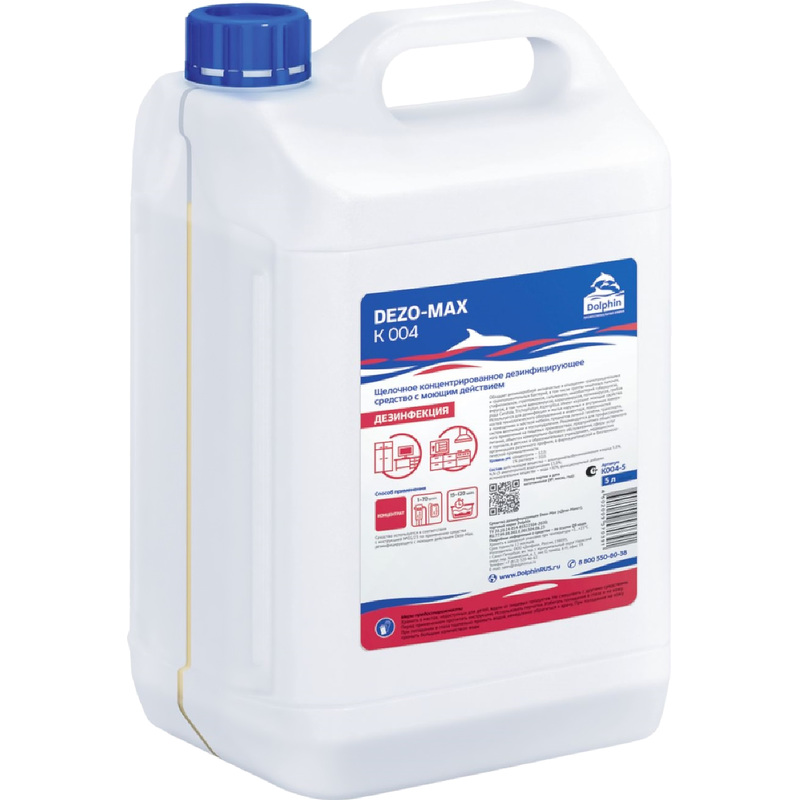 Изображение товара Дезинфицирующее средство Dolphin Дезо-Макс К-004 5л концентрат для поверхностей