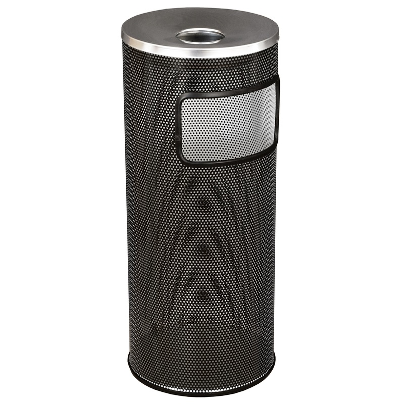 Изображение товара Урна-пепельница уличная Титан 250H 30 л из хромированной стали