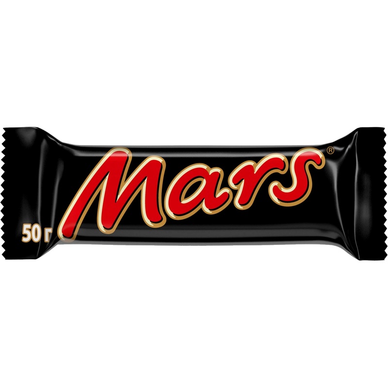 Изображение товара Молочный шоколадный батончик Mars с карамелью и нугой 50 г