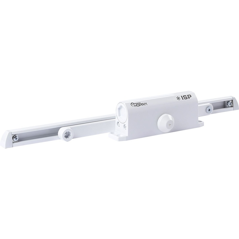 Изображение товара Доводчик дверной Isparus 430 Slider до 100 кг белый