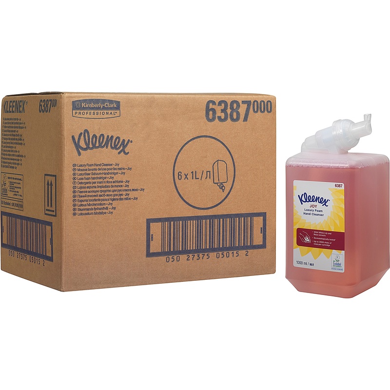 Изображение товара Картридж с мылом-пеной Kimberly-Clark Joy Luxury 6387 6 штук 1000 мл