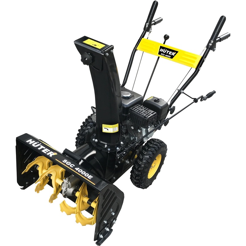 Изображение товара Бензиновый снегоуборщик Huter SGC 4000E 7 л.с. ширина 56 см электростарт