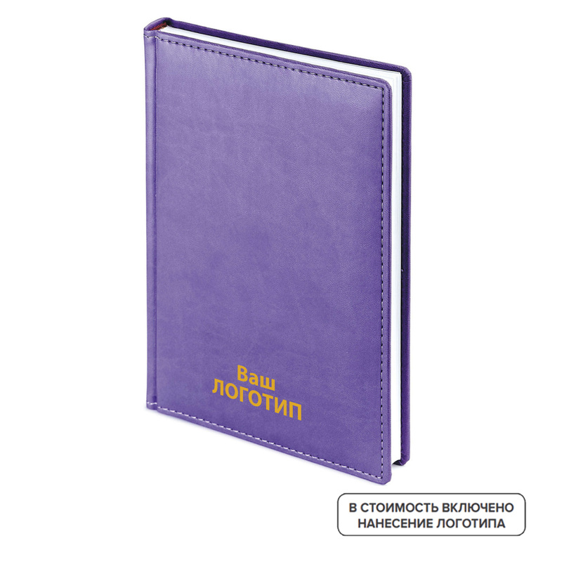 Изображение товара Еженедельник недатированный Bruno Visconti Velvet А5 в искусственной коже с логотипом