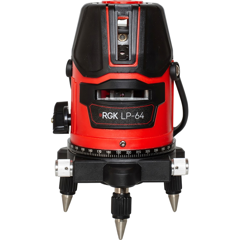 Изображение товара Лазерный нивелир RGK LP-64 с длиной до 20 метров для строительных работ