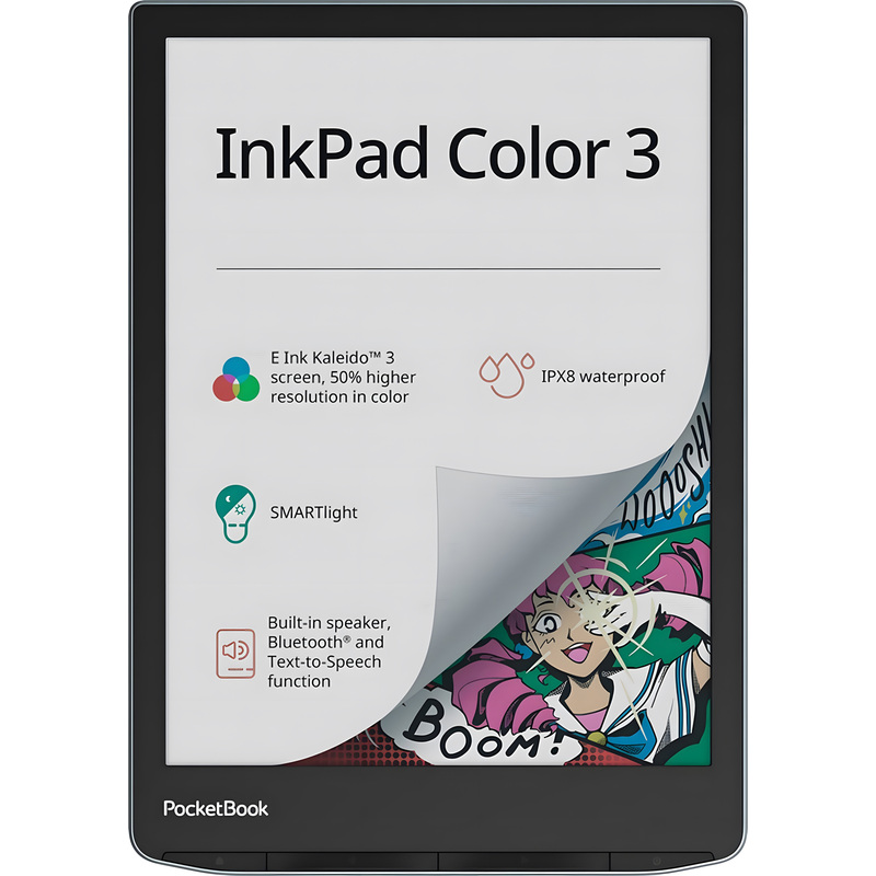 Изображение товара Электронная книга PocketBook 743K3 InkPad Color 3 7.8 дюйма цветная с влагозащитой