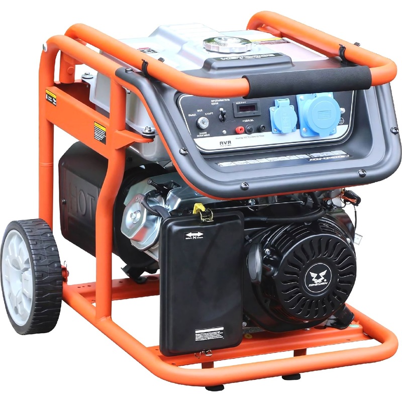 Изображение товара Бензиновый генератор Evoline KB 6000 E с электрическим стартером 5.5 кВт