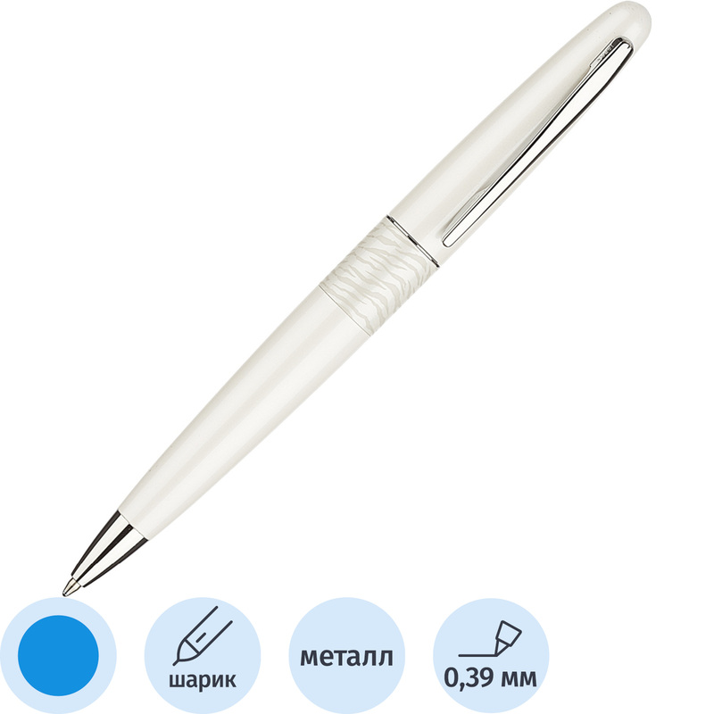 Изображение товара Шариковая ручка Pilot Белый тигр синий цвет чернил