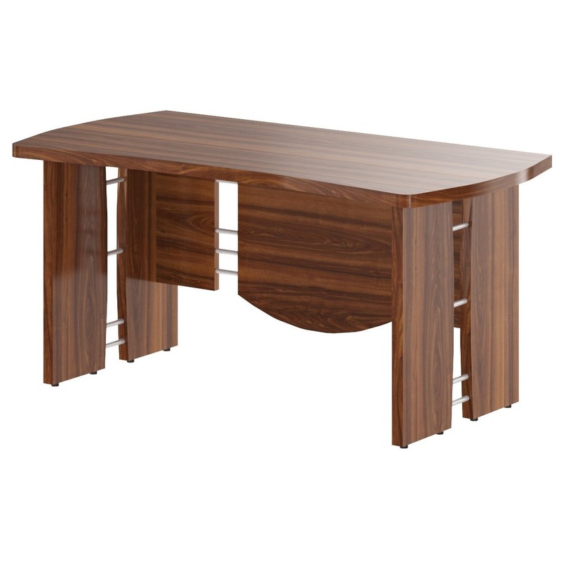 Изображение товара Письменный стол руководителя Born орех даллас 1600x800x750 мм