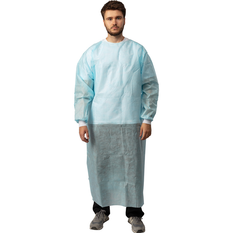 Изображение товара Одноразовый хирургический халат Новотекс размер 54-56 голубой стерильный
