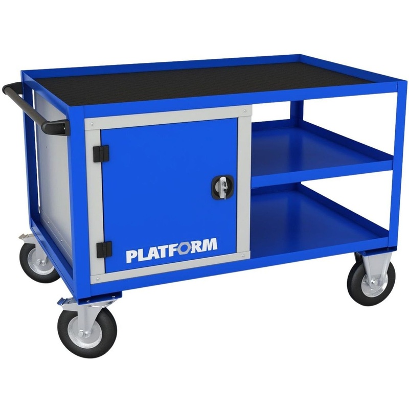 Изображение товара Тележка инструментальная ER-00038068 (синий/серый, 1300х700х685 мм)