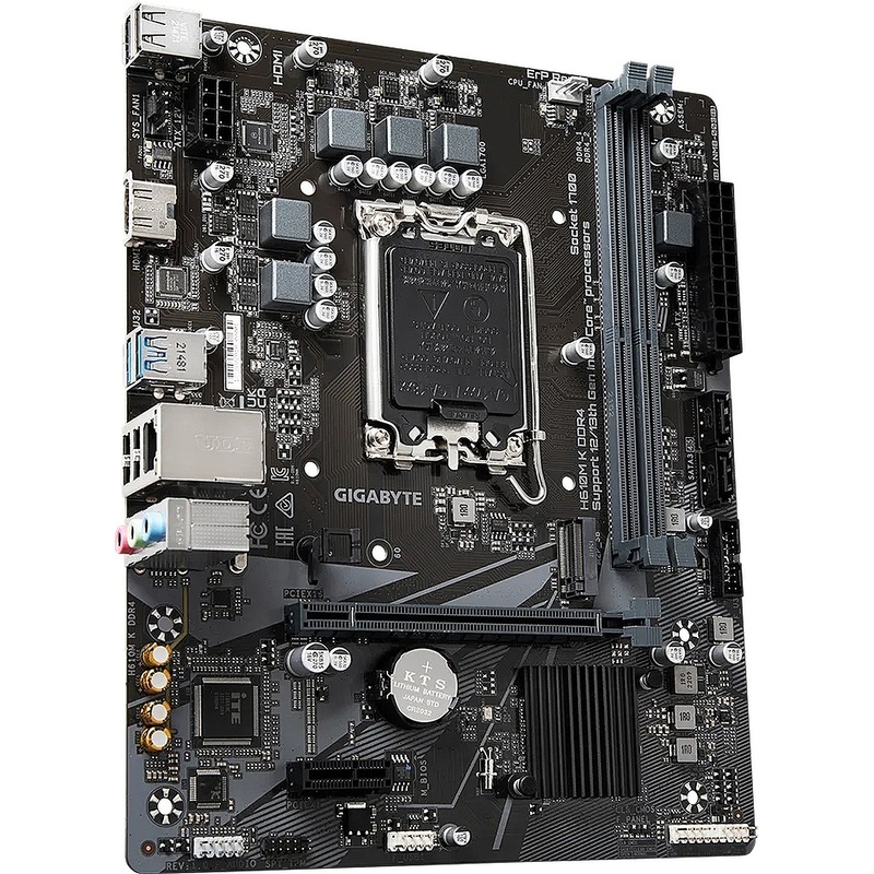Изображение товара Материнская плата Gigabyte H610M K DDR4 для процессоров LGA 1700 формата mATX