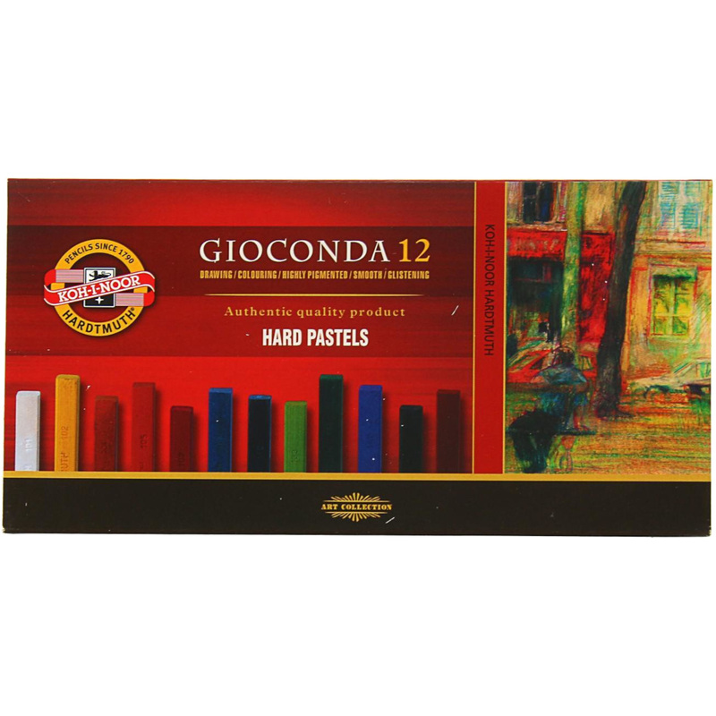Изображение товара Пастель масляная Koh-I-Noor Gioconda 12 цветов прямоугольная