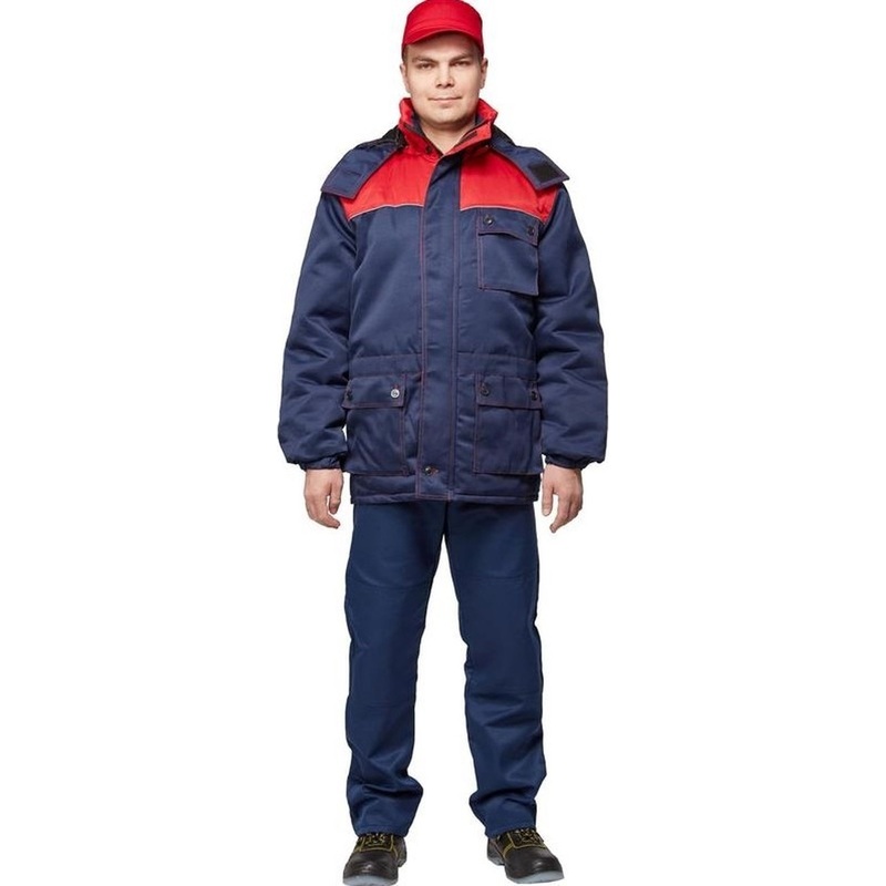Изображение товара Зимняя рабочая мужская куртка з08-КУ со светоотражающим кантом