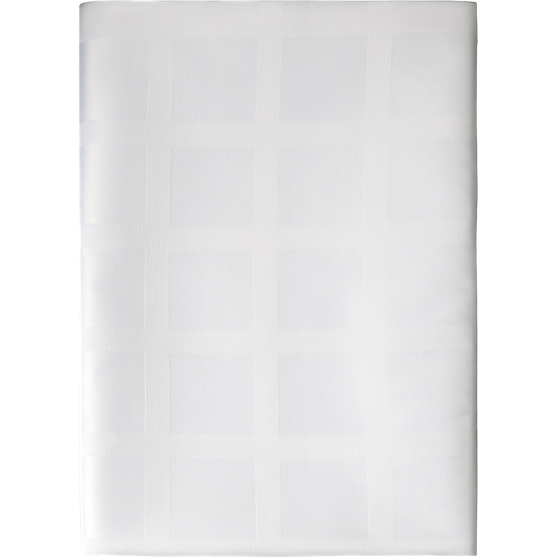 Изображение товара Скатерть на стол квадратная Luscan 145х145 см журавинка белая рис 1