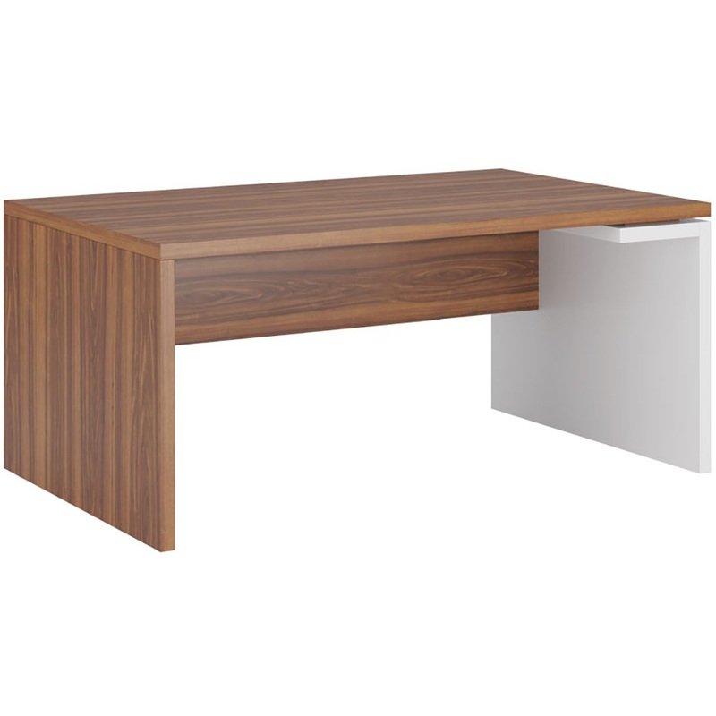 Изображение товара Стол руководителя письменный Zion T 111 орех/белый 1600х1000х740 мм